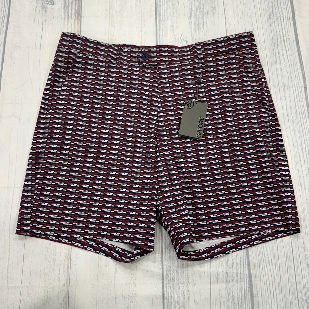 NWT‎ G/FORE Maverick Hybrid Performance Golf Shorts 38 Red GMR000011 Men $125